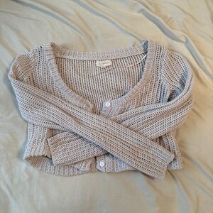 Cozy Knit Women's Sweater in Cream by Aritzia
